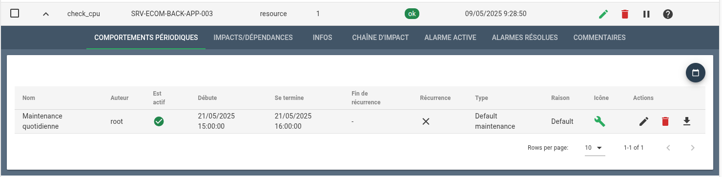 Plus d'infos entités Plus d'infos entités